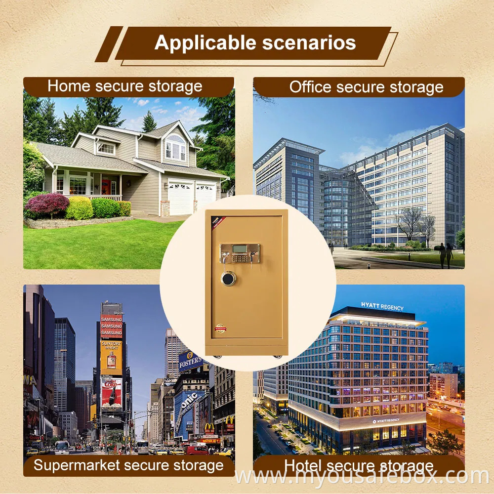 High Security Fire Safe Box Customized Fireproof Safes